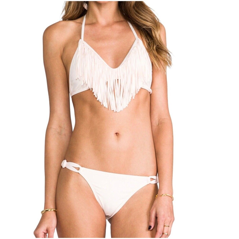 L* Space Fringe Bikini